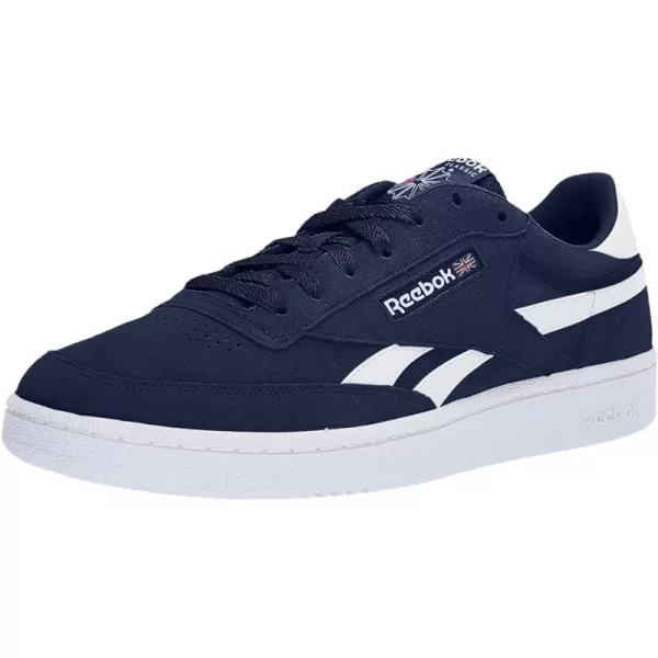 imageReebok Mens Club C SneakerCollegiate NavyWhite