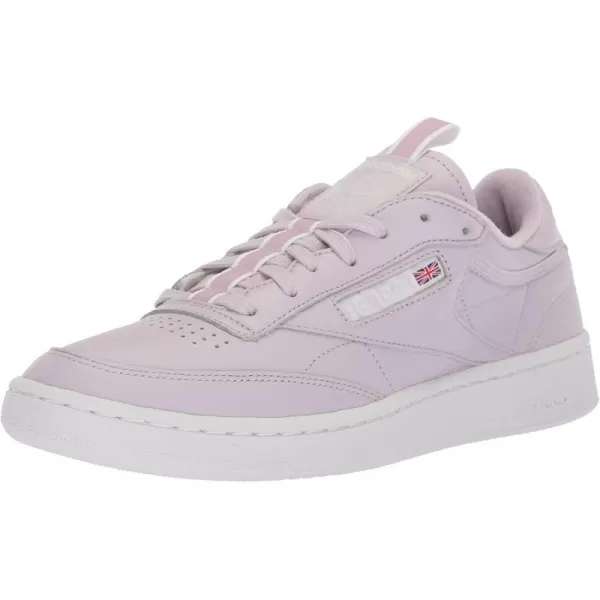 imageReebok Mens Club C SneakerQuartzWhitePurple Fog