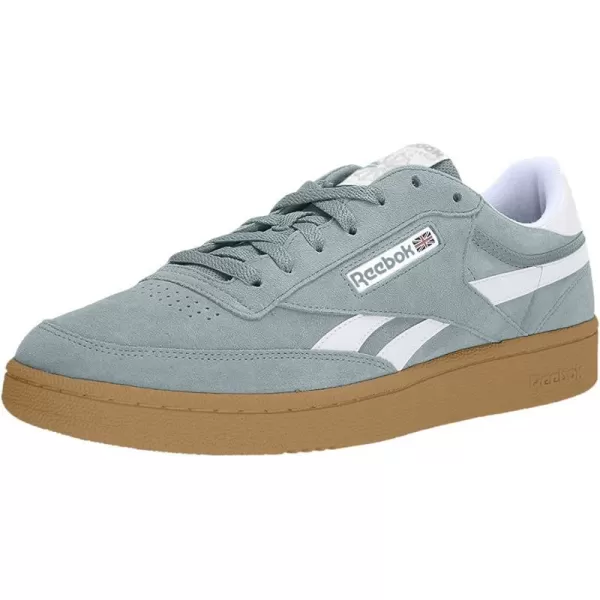 imageReebok Mens Club C SneakerTeal FogMineral MistWhite