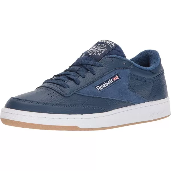 imageReebok Mens Club C SneakerWashed BlueWhitegum