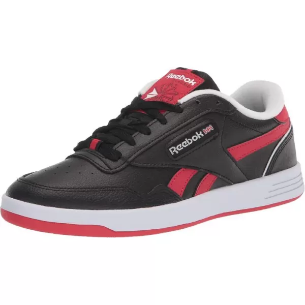 imageReebok Mens Club MEMT SneakerBlackVector RedWhite