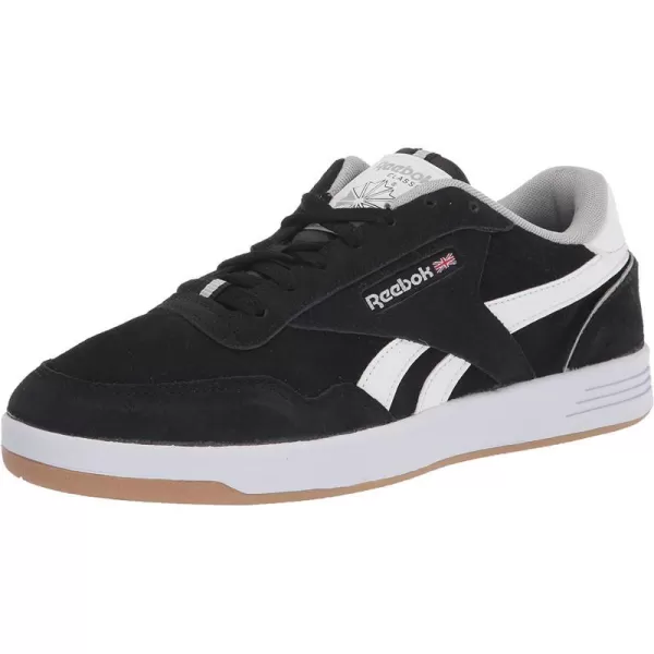 imageReebok Mens Club MEMT SneakerBlackWhite Cross CheckPure Grey