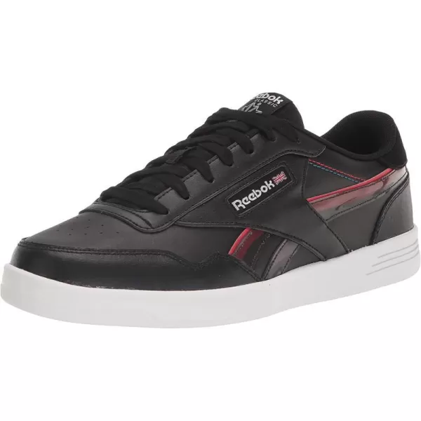 imageReebok Mens Club MEMT SneakerBlackWhiteVector Red