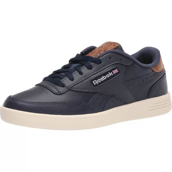 imageReebok Mens Club MEMT SneakerVector NavyWhiteWild Brown