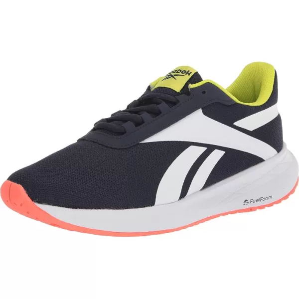 imageReebok Mens Energen Plus Running Shoe  Vector NavyWhiteAcid Yellow