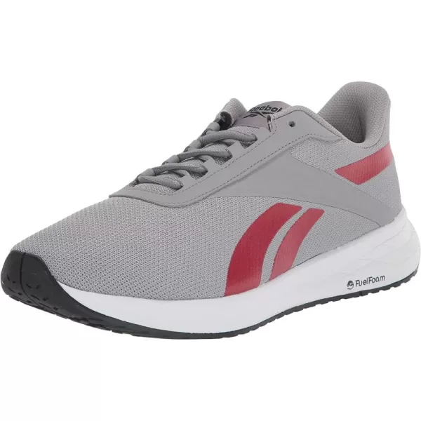 imageReebok Mens Energen Plus Running Shoe Pure GreyFtwr WhiteVector Red