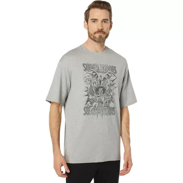 imageReebok Mens Graphic Tee  DC ComicsMedium Grey Heather