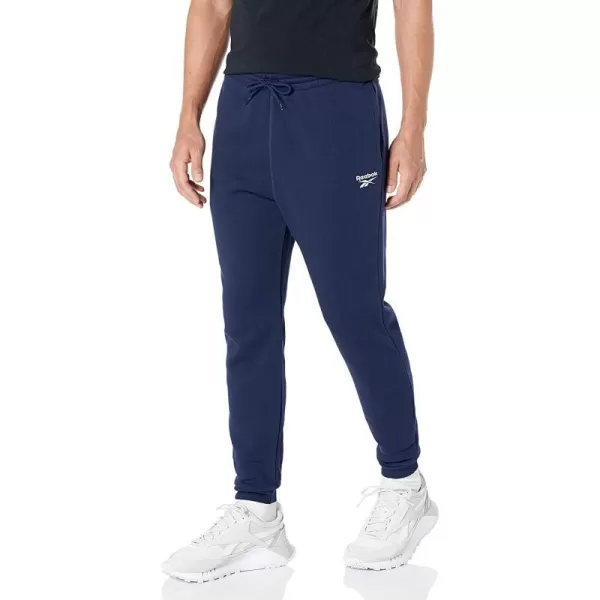 imageReebok Mens Identity JoggersVector NavySmall Logo White