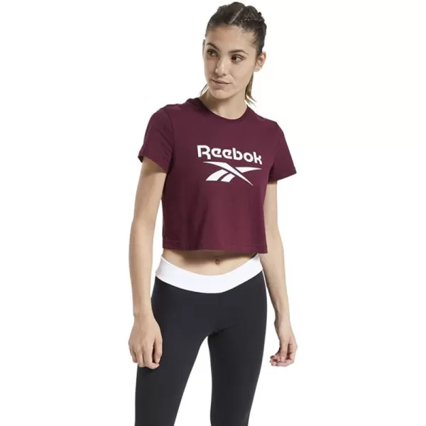 imageReebok Mens Maroon Big Logo Tee