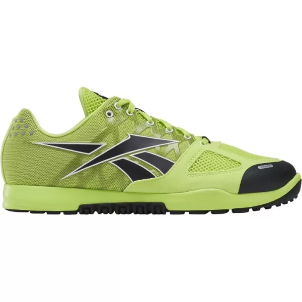 imageReebok Mens Nano 20 SneakerLaser LimeBlackWhite