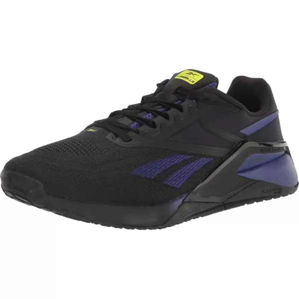 imageReebok Mens Nano X2 Cross TrainerBlackBold PurpleChalk