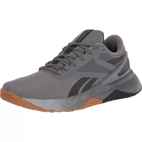 imageReebok Mens Nanoflex Cross Trainer Pure GreyBlack 11Reebok Mens Nanoflex Cross Trainer Pure GreyBlack 11