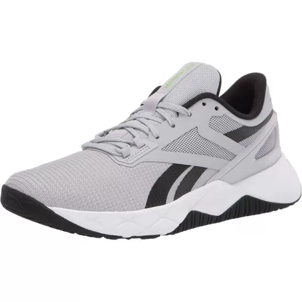 imageReebok Mens Nanoflex Cross TrainerCold GreyCore BlackWhite