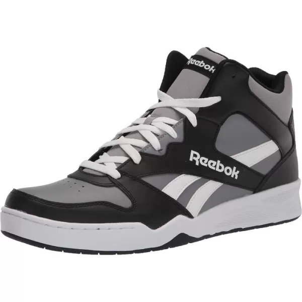 imageReebok Mens Royal Bb4500 Hi2 SneakerBlackWhitePure Grey