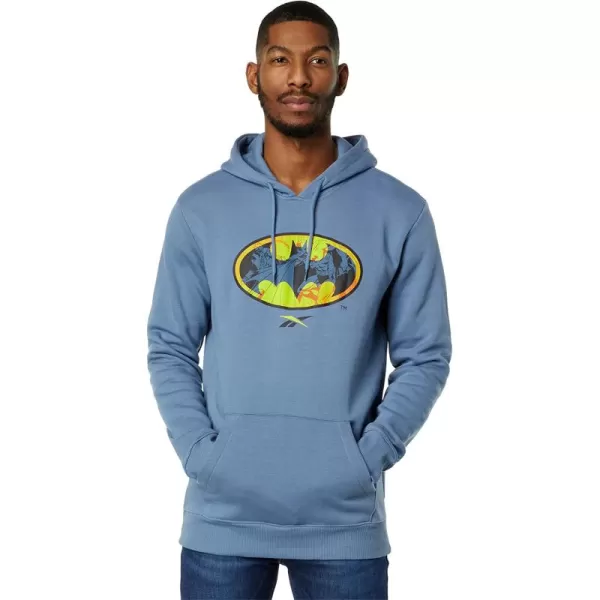 imageReebok Mens Standard Graphic Hoodie  BatmanDC ComicsBlue Slate