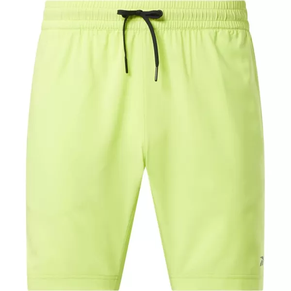 imageReebok Mens Standard Workout Ready Woven Shorts in Laser Lime