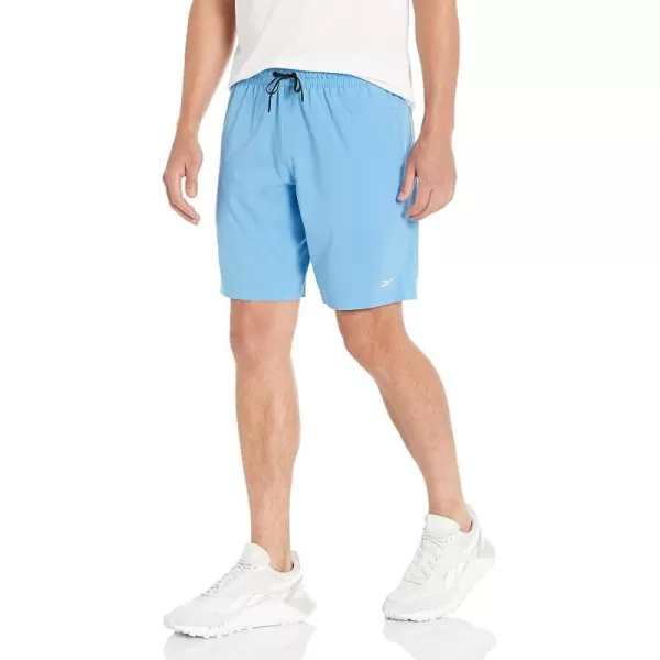 imageReebok Mens Standard Workout Ready Woven ShortsEssential Blue