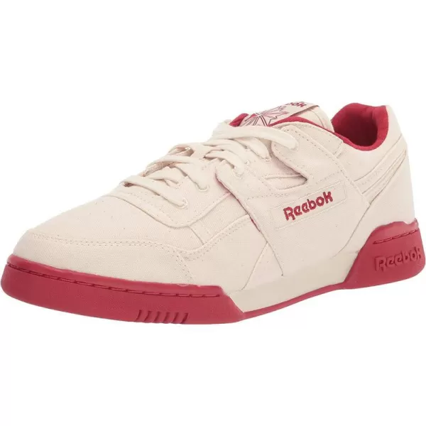 imageReebok Mens Workout Plus SneakerChalkFlash RedSandy Tote