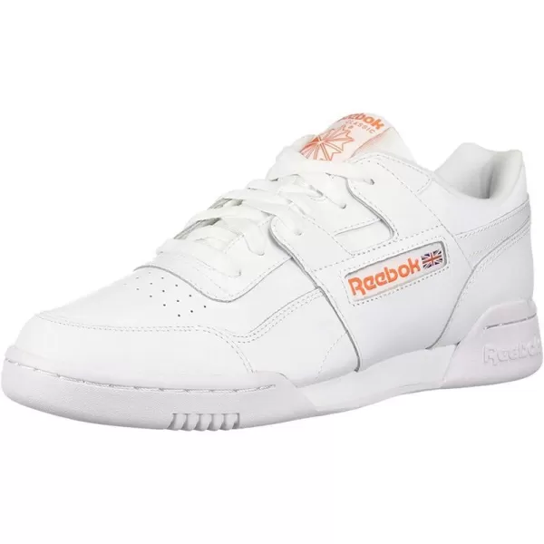 imageReebok Mens Workout Plus SneakerFcuwhiteBright Lava