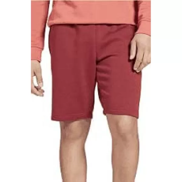 imageReebok Mens Workout Ready Woven Shorts Classic BurgundyWhite Small Logo