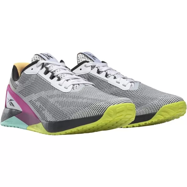 imageReebok Mens and Womens Nano X1 Cross Trainer in Ftwr WhiteCore BlackPursuit Pink