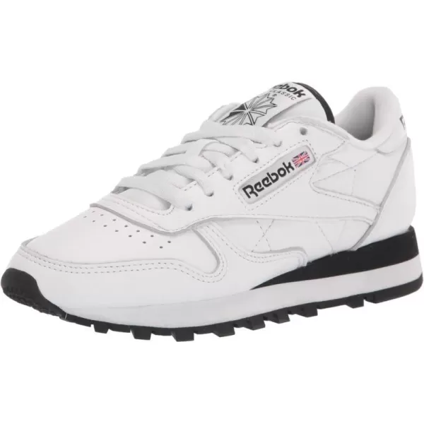 imageReebok Unisex Classic Leather SneakerWhiteBlack