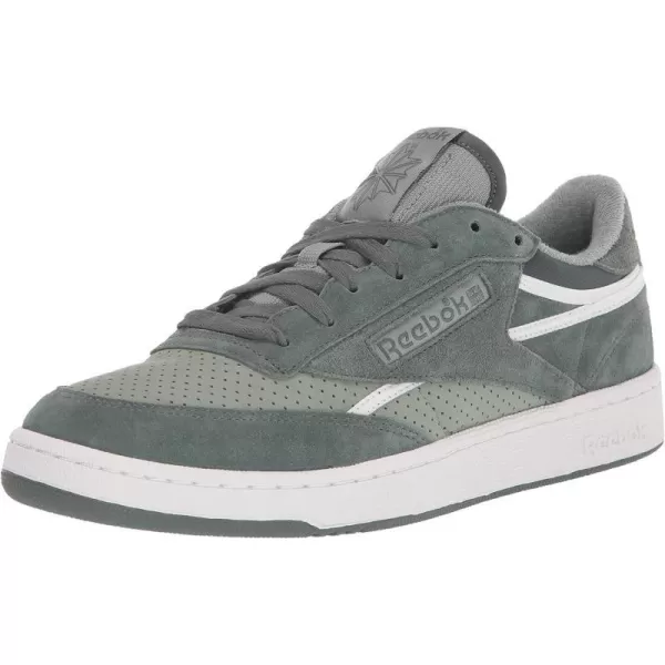 imageReebok Unisex Club C 85 SneakerChalk GreenHarmony GreenWhite