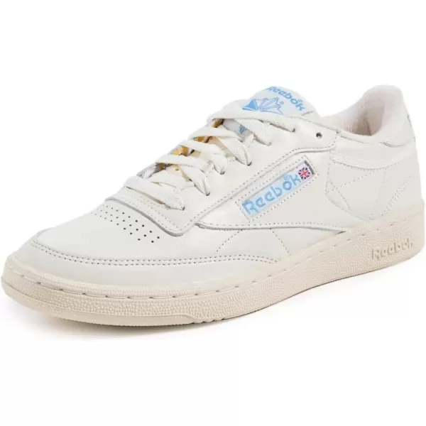 imageReebok Unisex Club C 85 SneakerChalkAlabasterEssential Blue