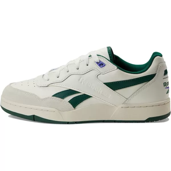 imageReebok UnisexAdult BB 4000 II Sneaker in ChalkDark GreenAlabaster