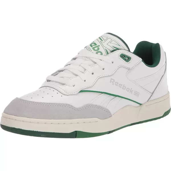 imageReebok UnisexAdult BB 4000 II Sneaker in FTWR WhiteChalkDrkGrn