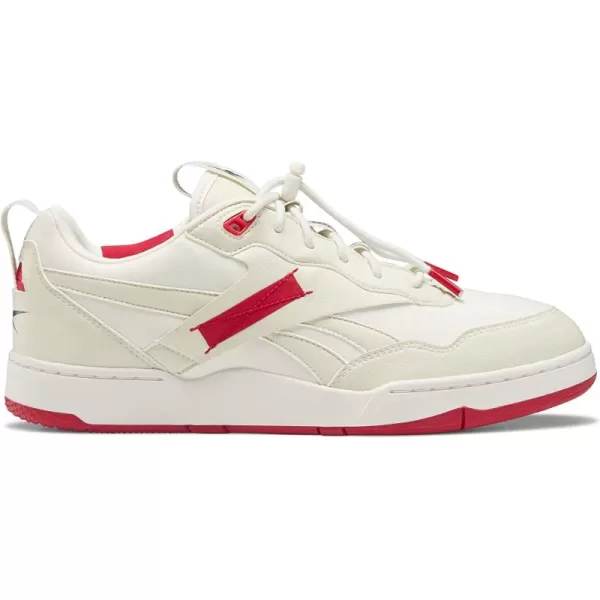 imageReebok UnisexAdult BB 4000 II Sneaker in VeganVintage ChalkBlackVector Red