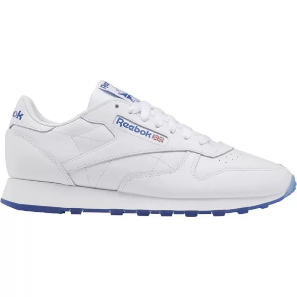 imageReebok UnisexAdult Classic Leather SneakerWhiteVector Blue