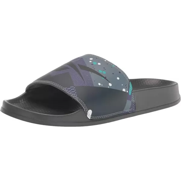 imageReebok UnisexAdult Classic Slides SneakerBlackPure Grey