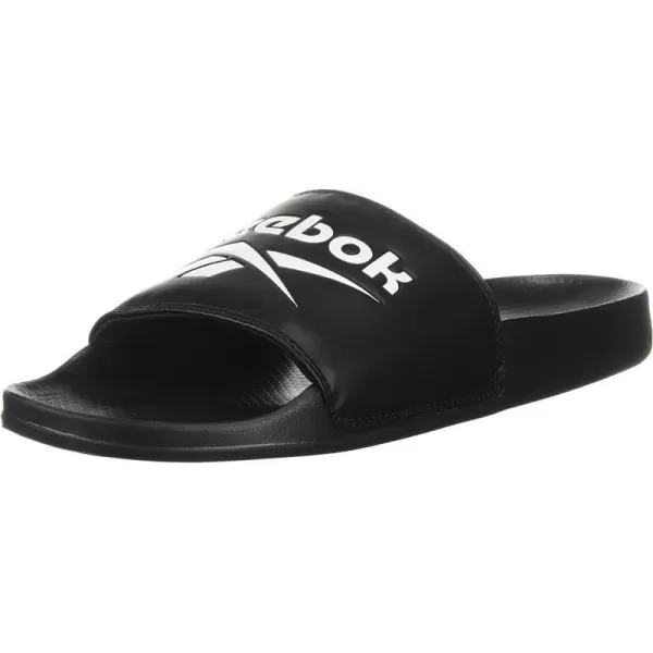 imageReebok UnisexAdult Classic Slides SneakerBlackWhite