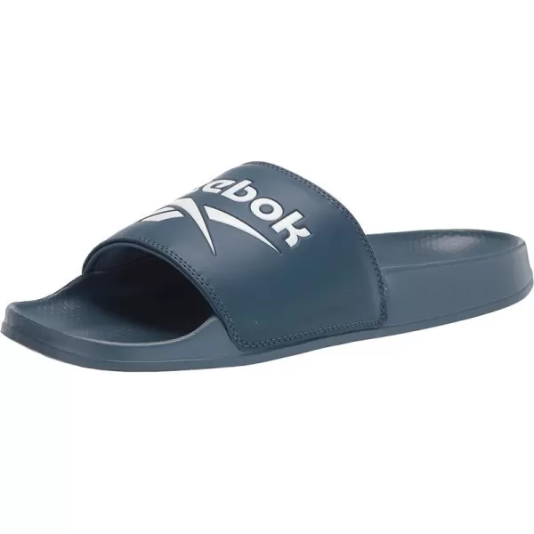 imageReebok UnisexAdult Classic Slides SneakerBrave BlueWhite