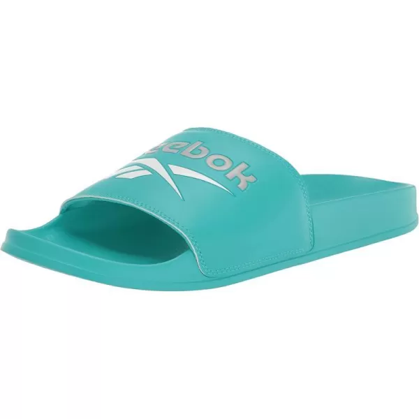 imageReebok UnisexAdult Classic Slides SneakerClassic TealWhitePure Grey