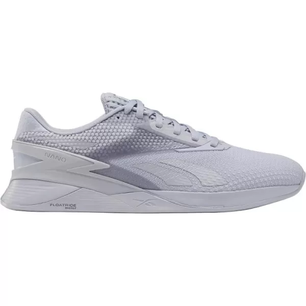 imageReebok UnisexAdult Nano X3 Cross TrainerCold GreyWhite