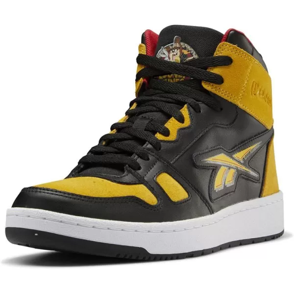 imageReebok UnisexAdult Resonator Mid Basketball ShoesLooney Tunes BlackMarigoldVector Red