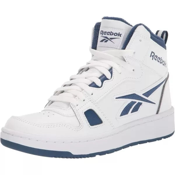 imageReebok UnisexAdult Resonator Mid Basketball ShoesWhiteBatik Blue