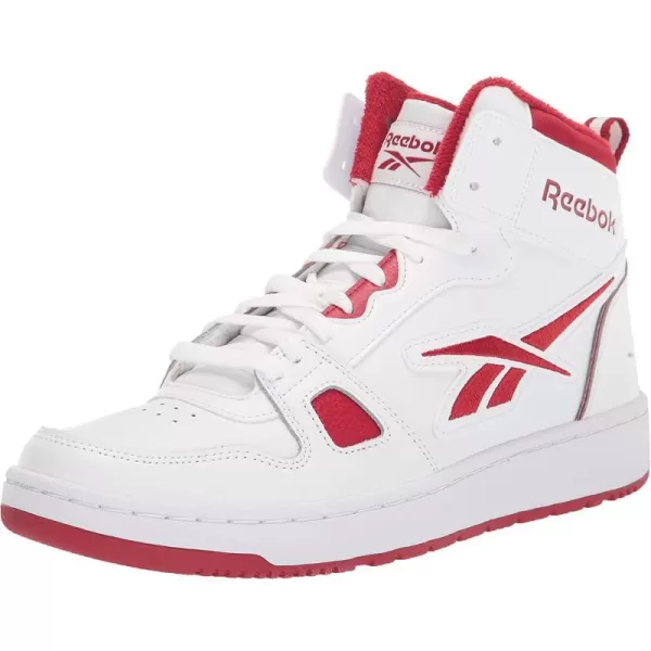 imageReebok UnisexAdult Resonator Mid Basketball ShoesWhiteFlash Red