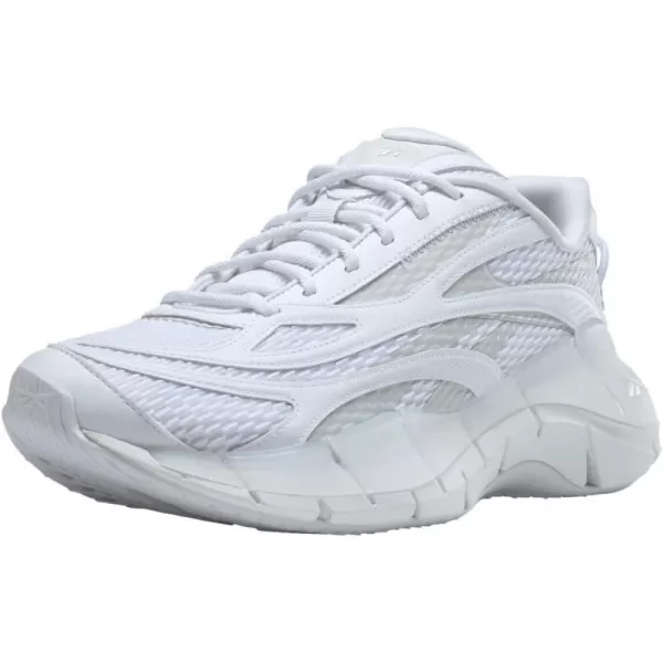 imageReebok UnisexAdult Zig Kinetica 25 SneakerChalkPure Grey