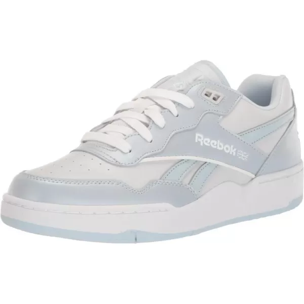 imageReebok UnisexChild Bb 4000 Ii SneakerCold GreyFeel Good BlueWhite