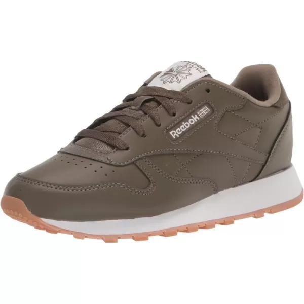 imageReebok UnisexChild Classic Leather SneakerArmy Green