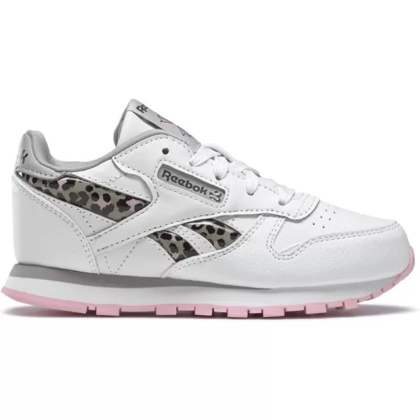 imageReebok UnisexChild Classic Leather SneakerFtwr White Pure Grey 3 Core Black