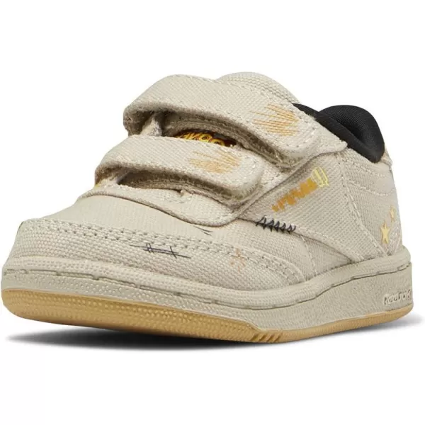 imageReebok UnisexChild Club C SneakerLooney TunesBlack