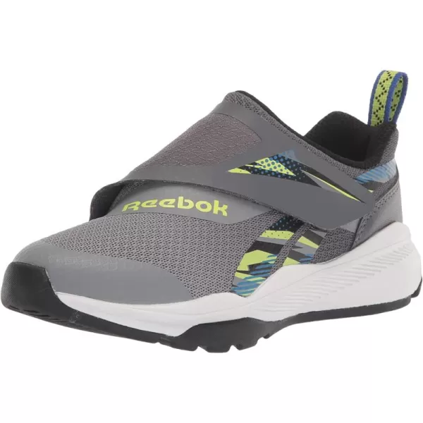 imageReebok UnisexChild Equal Fit Adaptive Running Shoe in Cold Grey and Black