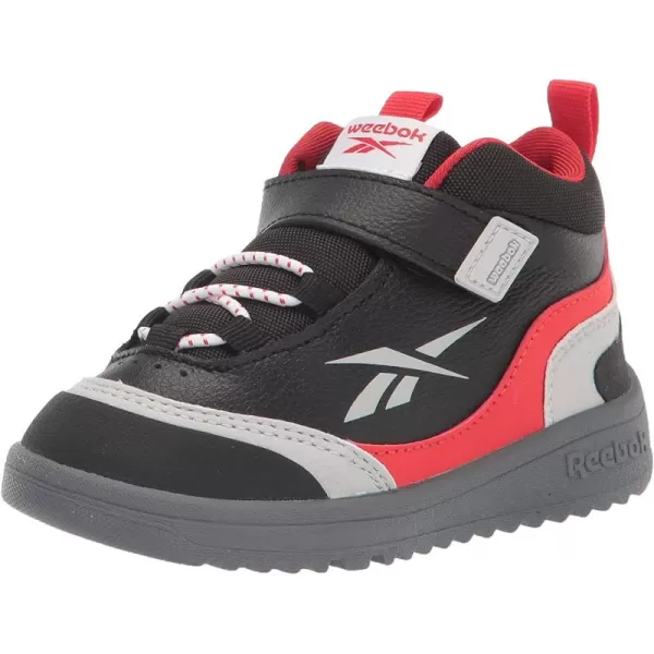 imageReebok UnisexChild FS Hi Sneaker in BlackVector RedPure Grey