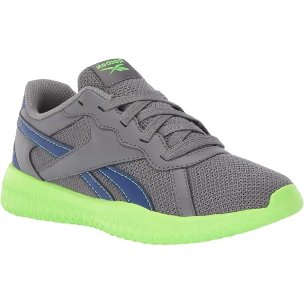 imageReebok UnisexChild FS Hi Sneaker in Grey and Neon