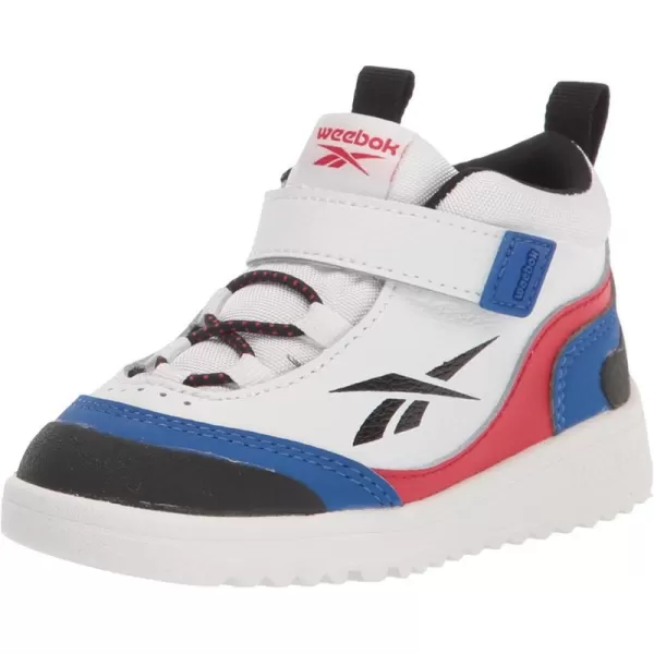 imageReebok UnisexChild FS Hi SneakerWhiteVector BlueVector Red