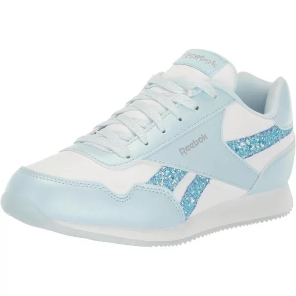 imageReebok UnisexChild Royal Classic Jogger 30 SneakerGlass BlueWhiteLucid Lilac